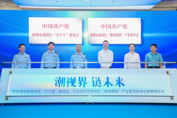 局党组成员、副局长李国伟出席龙岗区“小个专”党委、“横岗眼镜”产业党委揭牌仪式.jpg